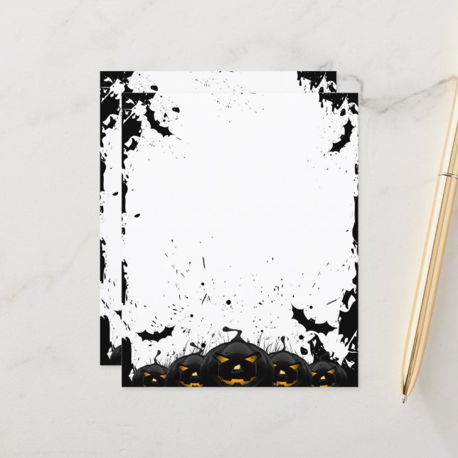 Lámina Calabazas aterradoras (Anverso/Reverso In Situ)