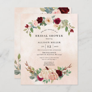 Lámina Calabazas borgoñonas de barro caen en la ducha de 