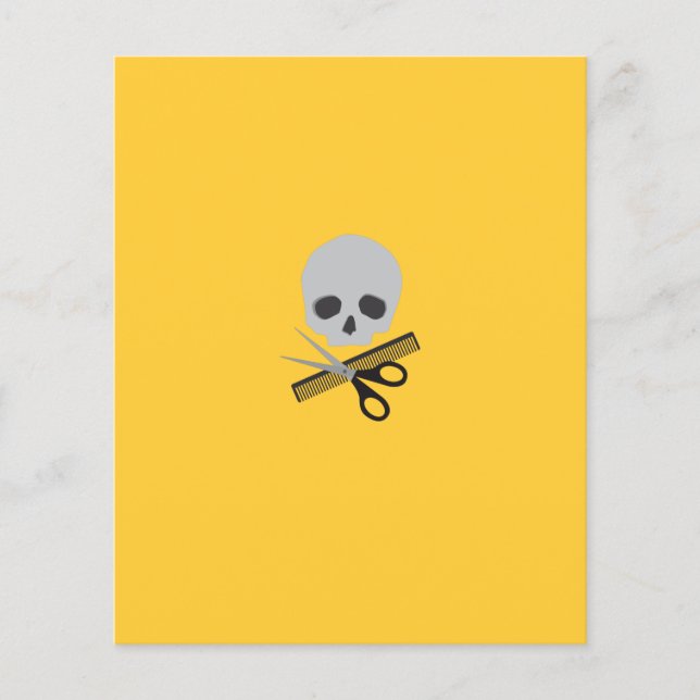 Lámina Calavera de barber (Anverso)