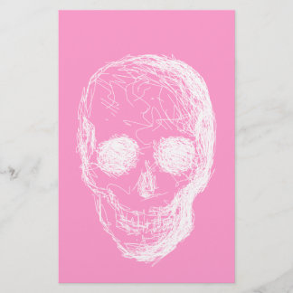 Lámina Calavera, en blanco.