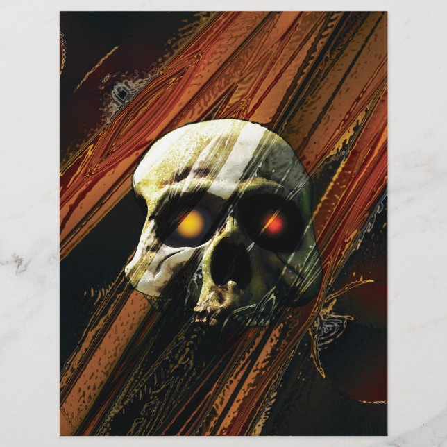 Lámina Calavera oscura (Anverso)