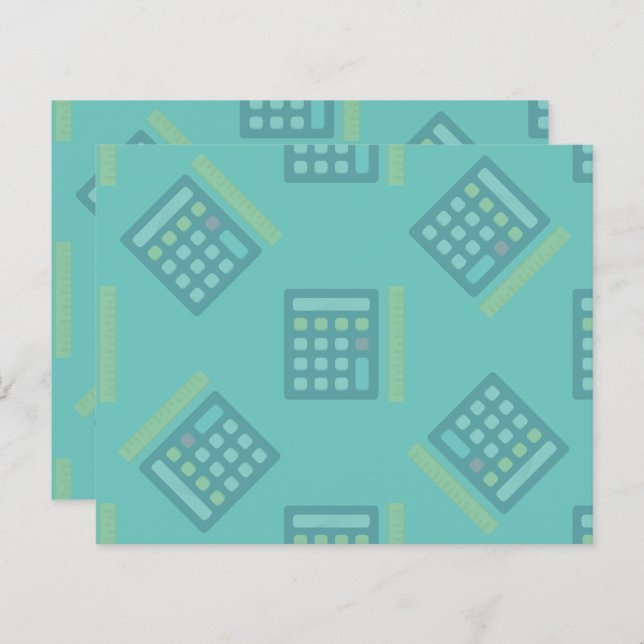 Lámina Calculadoras Matemáticas (Anverso / Reverso)