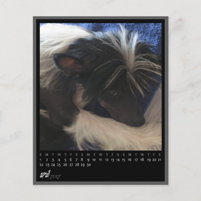 Lámina calendario de abril de 2012 (Anverso)