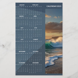 Lámina Calendario de fotos de pizarrón ruso