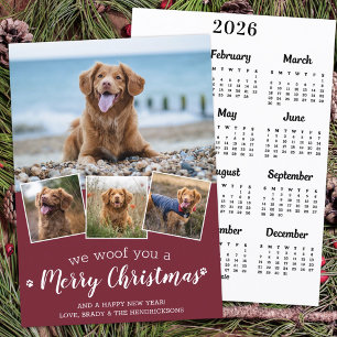 Lámina Calendario de Navidad 2025 de Budget Dog Mascota P