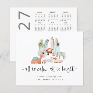 Lámina Calendario de Navidad Presupuesto Todo Tranquilo N