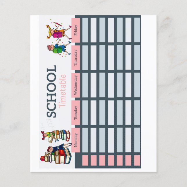 Lámina Calendario escolar (Anverso)