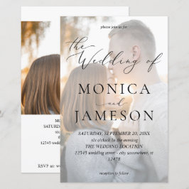 Lámina Caligrafía económica moderna V2 Boda de fotografía