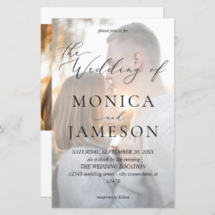 Lámina Caligrafía económica moderna V2 Boda de fotografía