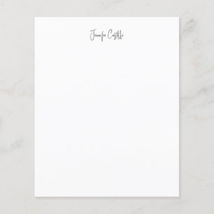 Lámina Caligrafía Minimalista blanca y simple