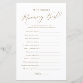 Lámina Caligrafía minimalista que conoce a mi mejor parti