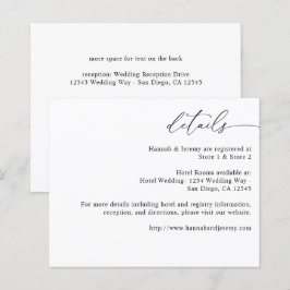 Lámina Caligrafía moderna blanca y negra de presupuesto 3