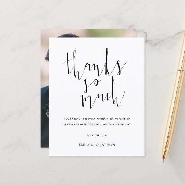 Lámina Caligrafía presupuestaria Cualquier Boda de fotos  (Anverso/Reverso In Situ)