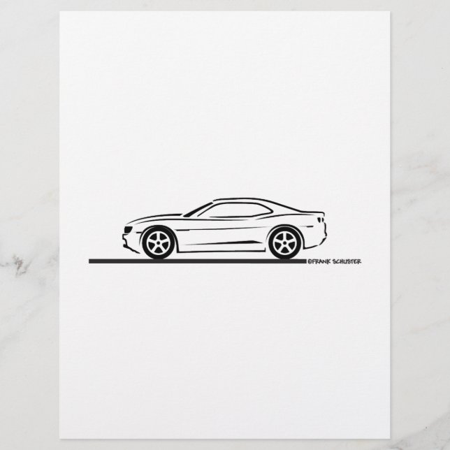 Lámina Camaro de 2010 (Anverso)