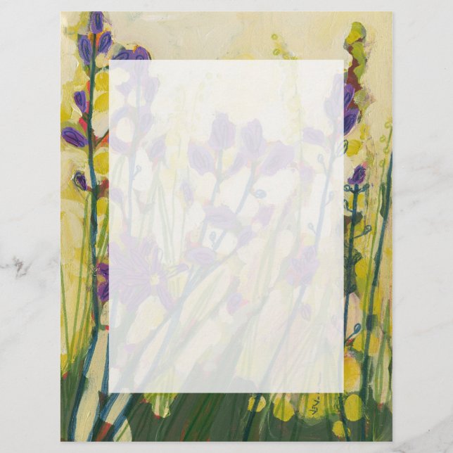 Lámina Camas en estacionamiento floral de sangre 8 1/2 x  (Anverso)