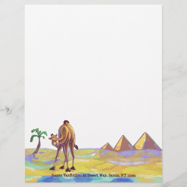 Lámina Camel Stationery (Anverso)