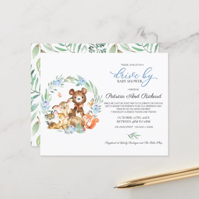 Lámina Camino De Woodland Por Invitación Presupuestaria D (Anverso/Reverso In Situ)