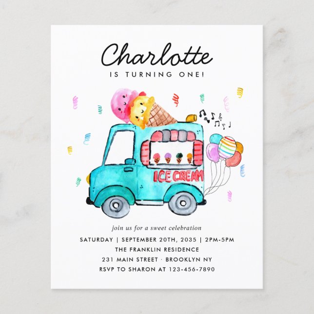 Lámina Camión acuático de presupuesto Balón Crema de hiel (Anverso)