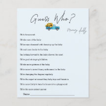 Camión de acuarela con juego de adivinanza de quié