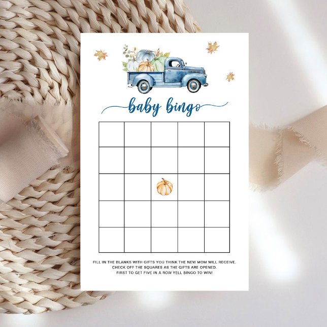 Lámina Camión de la Granja Azul Pequeñas Calabazas Juego  (Subido por el creador)