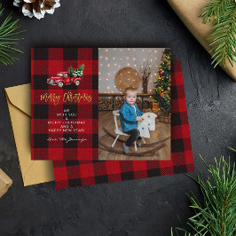 Lámina Camión navideño y foto de búfalo C de presupuesto