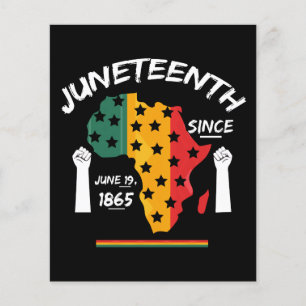 Lámina Camiseta Juneteenth Desde el 19 de Junio de 1865 F