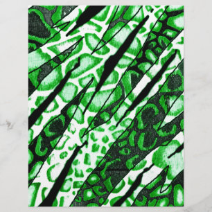 Lámina Camo de piel de serpiente verde