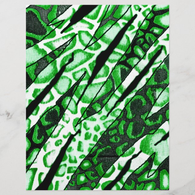 Lámina Camo de piel de serpiente verde (Anverso)