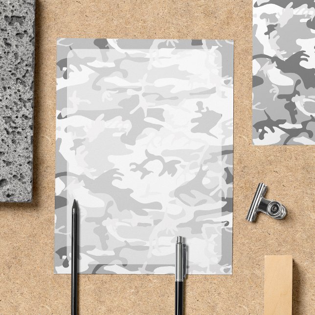 Lámina Camo gris, Camuflaje de invierno, Camuflaje de nie (Subido por el creador)