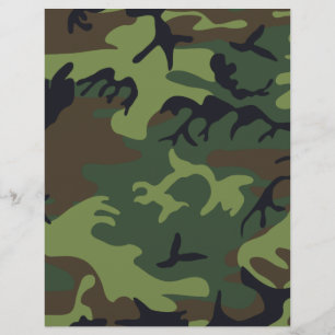 Lámina Camo militar de la Selva Verde