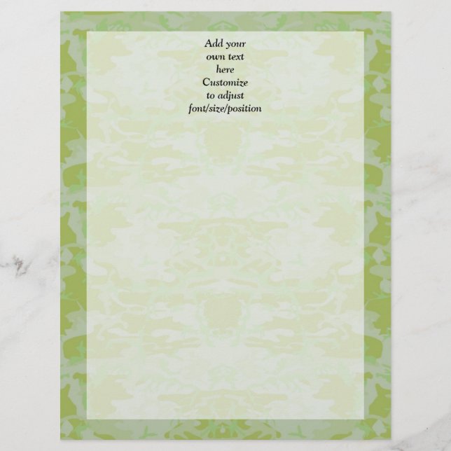 Lámina Camo verde (Anverso)