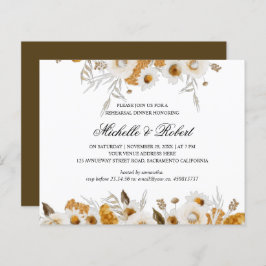 Lámina Camomila blanca amarilla Mimosa Ensayo Cena