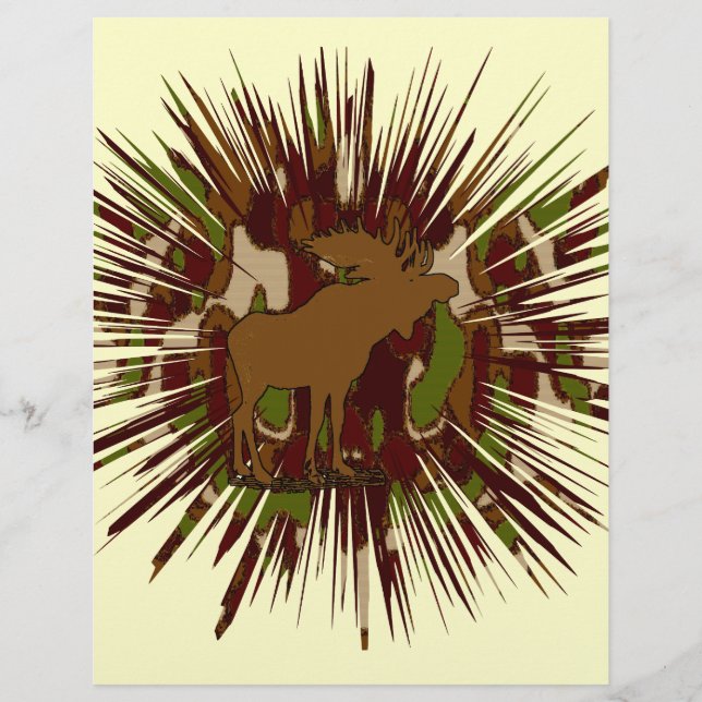 Lámina Camouflage Moose Romper Camo (Anverso)