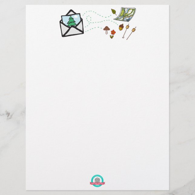 Lámina Camp Stationery (Anverso)