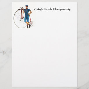 Lámina Campeonato de Bicicleta Vintage