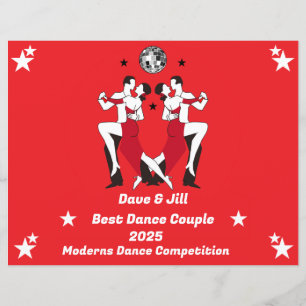 Lámina Campeones de baile de salón de baile