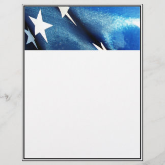 Lámina Campo de azul de la bandera estadounidense
