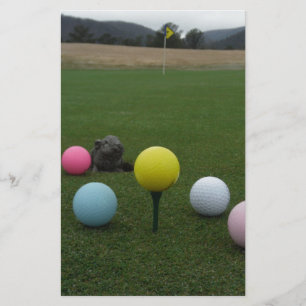 Lámina Campo de golf de montaña de Semana Santa