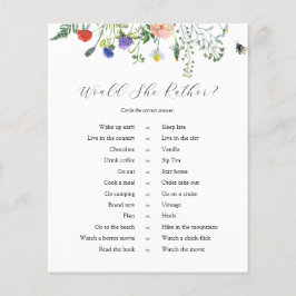 Lámina Campos de flores silvestres y abejas preferirían j