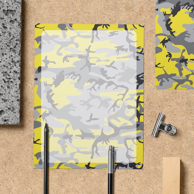 Lámina Camuflaje amarillo y gris, Camuflaje, Militar, Ejé (Subido por el creador)
