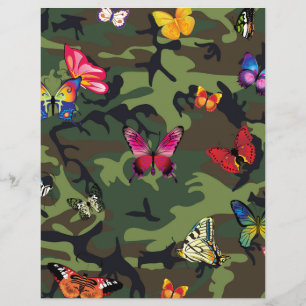 Lámina camuflaje de mariposa
