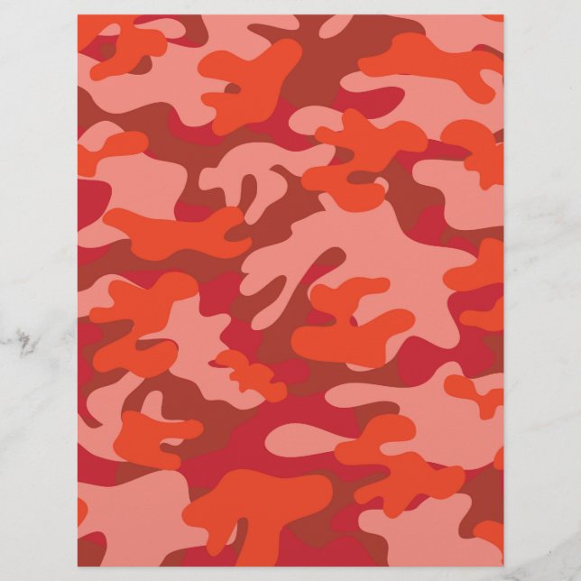 Lámina Camuflaje Rojo (Anverso)