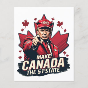 Lámina Canadá: el 51° Estado Trump Canadá