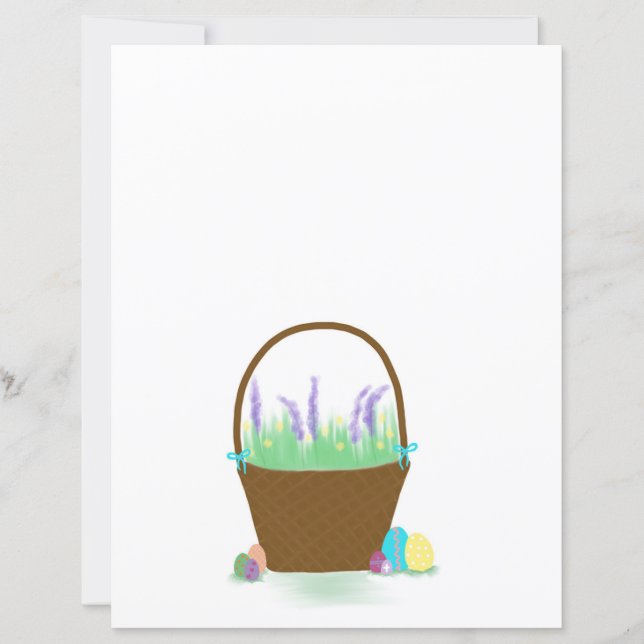 Lámina Canasta de Pascua (Anverso)