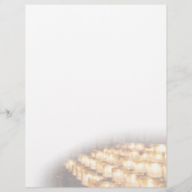 Lámina Candles Letterhead (Anverso)