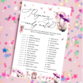 Lámina Candy Bar | Juego Baby Shower