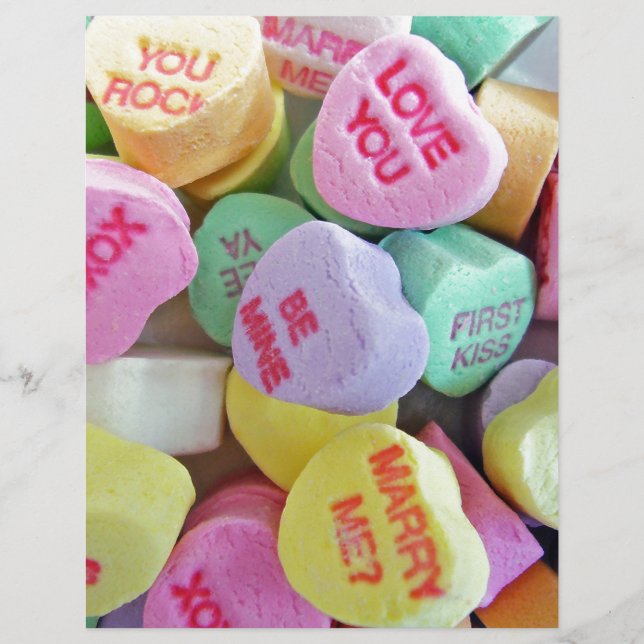 Lámina Candy Hearts (Anverso)