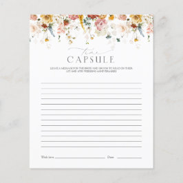 Lámina Cañón de tiempo Flor silvestre amarillo juego de d