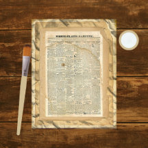 Capas de papel de cuadernillo de época 1