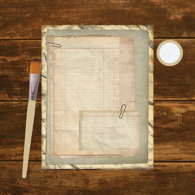 Lámina Capas de papel de cuadernillo de época 5 (Subido por el creador)